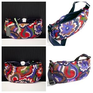 Vera Bradley Nylon Springbrook Sling Crossbody Bossanova Bold